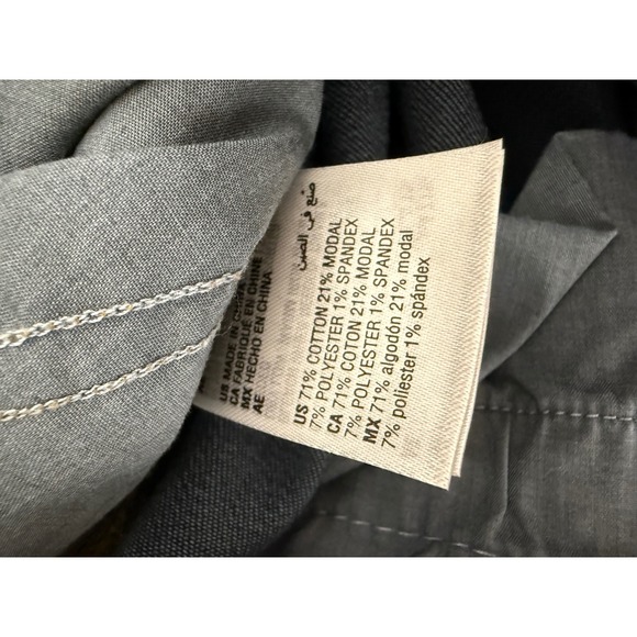 INC International Concepts Denim Wide Leg Cropped Jeans Womens‎ Size 16 33S Dark - Picture 3 of 8